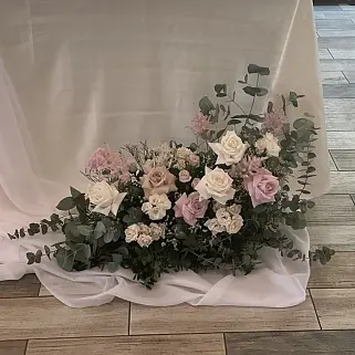 Бело-розовая композиция #2