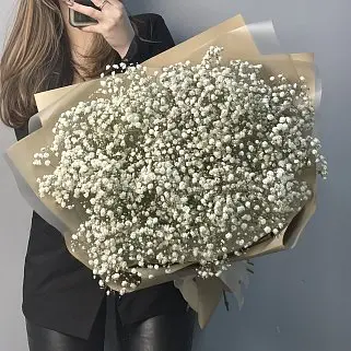 Букет из 11 веточек гипсофилы
