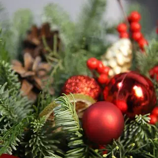 Зимняя композиция Santa Claus M