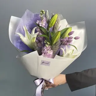 Сборный букет Сиреневый туман