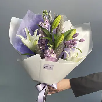 Сборный букет Сиреневый туман