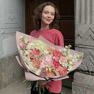 Сборный букет Тёплое лето XL