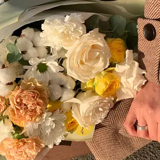 Сборный букет Теплая осень