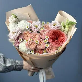 Сборный букет Тёплое лето M