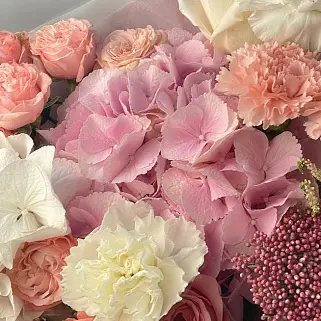 Сборный букет Panna cotta