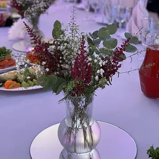 Полевой букет на стол гостей