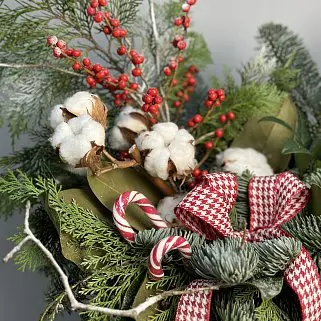 Зимняя композиция Merry Christmas