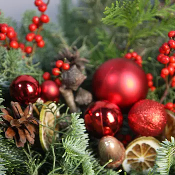 Зимняя композиция Santa Claus L