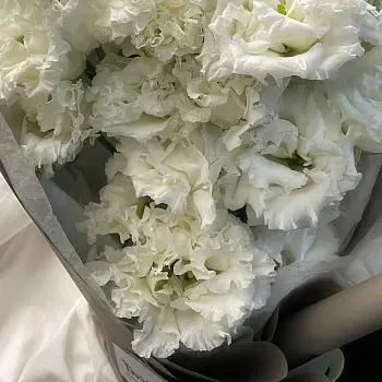 Букет из 5 белых эустом