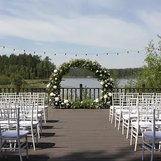 Арка из живых цветов #1