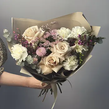 Сборный букет Ваниль