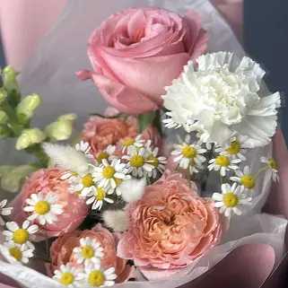 Сборный букет Тёплое лето S