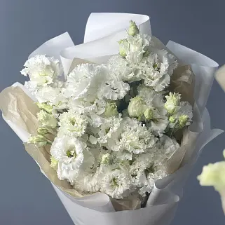 Букет из 5 белых эустом