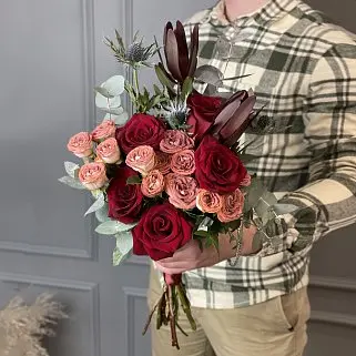 Мужской букет Red