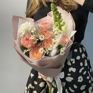 Сборный букет Тёплое лето S