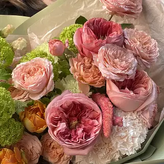 Сборный букет Тропический сад L