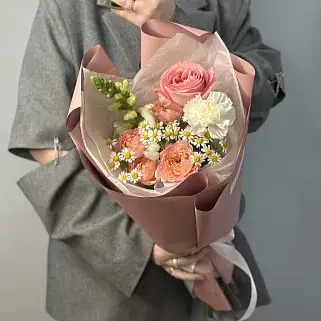 Сборный букет Тёплое лето S