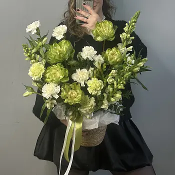 Цветочная корзинка Одним весенним утром