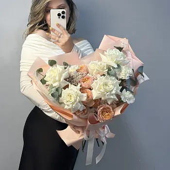 Сборный букет Сладкое облако M