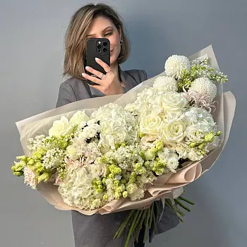 Сборный букет Жемчуг