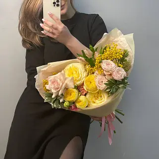 Сборный букет Щербет S