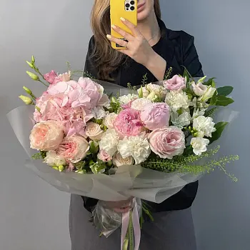 Сборный букет Пинк гарден L