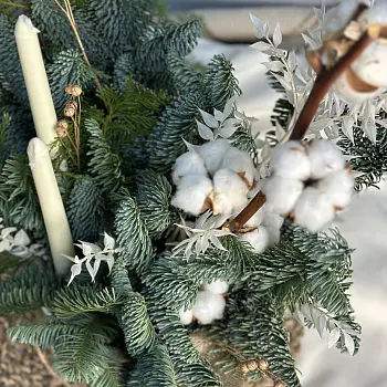 Зимняя коробочка Вечер у камина L