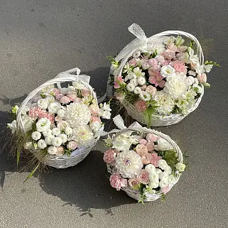 Цветочная корзина Сентябрь L