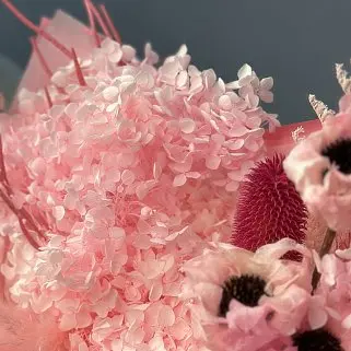 Букет сухоцветов Пинк