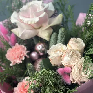 Зимний букет Pinky S