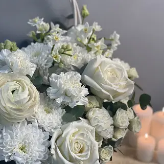 Цветочная корзина Спринг вайбс