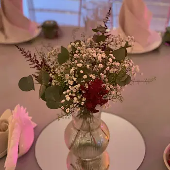 Полевой букет на стол гостей