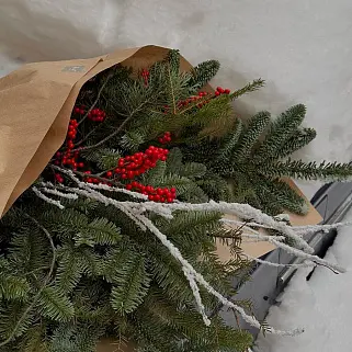 Зимний букет для дома Январь