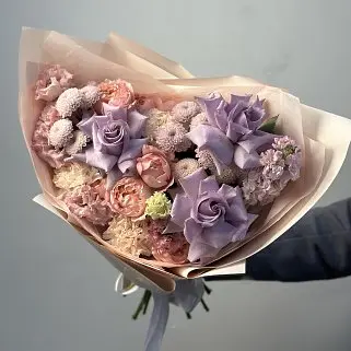 Сборный букет Акварельный M