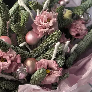 Зимний букет Pink winter