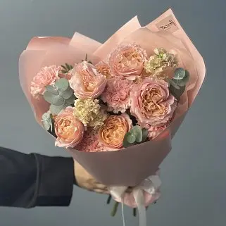 Сборный букет Розовый комплимент