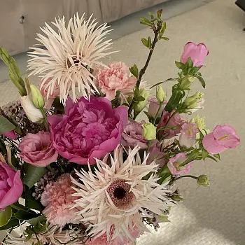 Интерьерный букет Розовая пантера