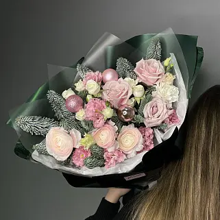 Зимний букет Зефир L