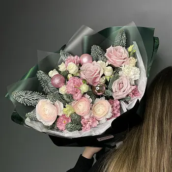 Зимний букет Зефир L