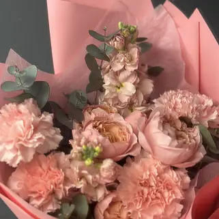 Сборный букет Розовый комплимент