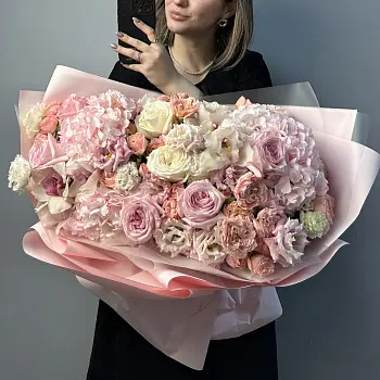 Сборный букет с орхидеей Нимфа