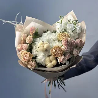 Сборный букет Тепло M