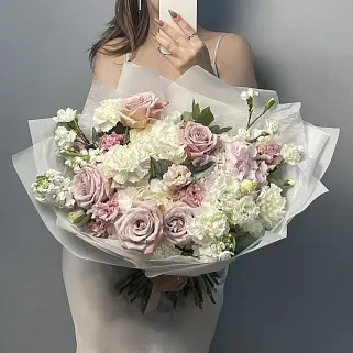 Сборный букет Маршмеллоу L