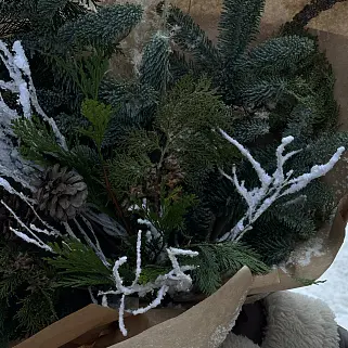 Зимний букет Охапка хвои