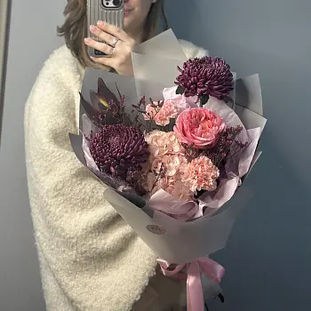 Сборный букет Ягодный раф S