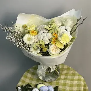 Сборный букет Теплый весенний L