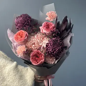 Сборный букет Ягодный раф M