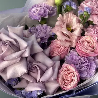 Сборный букет Сиреневый M