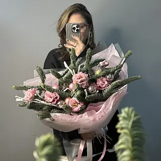 Зимний букет Pink winter