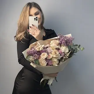 Сборный букет Пурпур